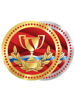 Вкладыш в медаль/ приз/ кубок - Эскиз-521/522-26