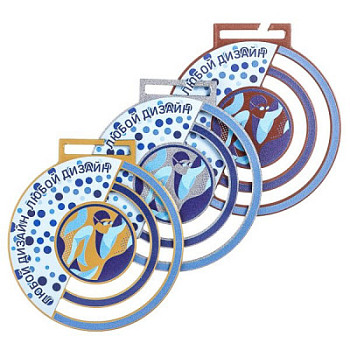 MF17 - МЕДАЛЬ С ПЕЧАТЬЮ НА ЗАКАЗ